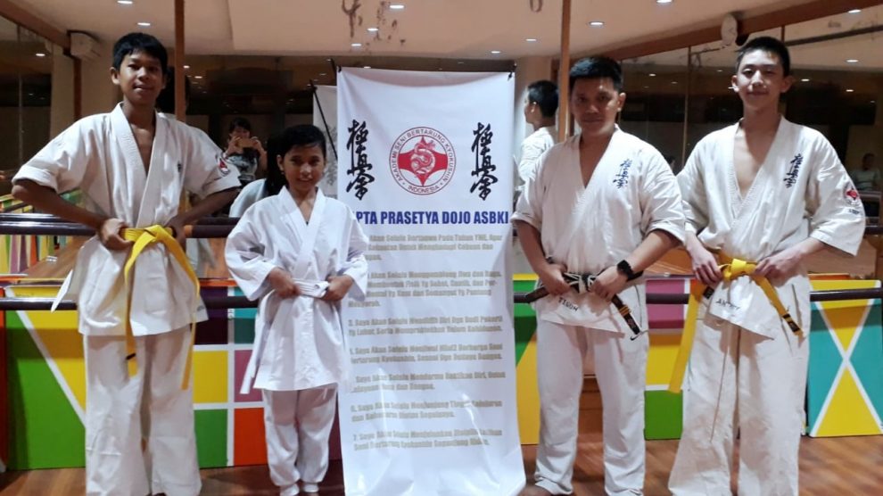 Ujian Kenaikan Tingkat kwartal pertama di Banten. Dojo Modern Land tanggal 29 April 2019