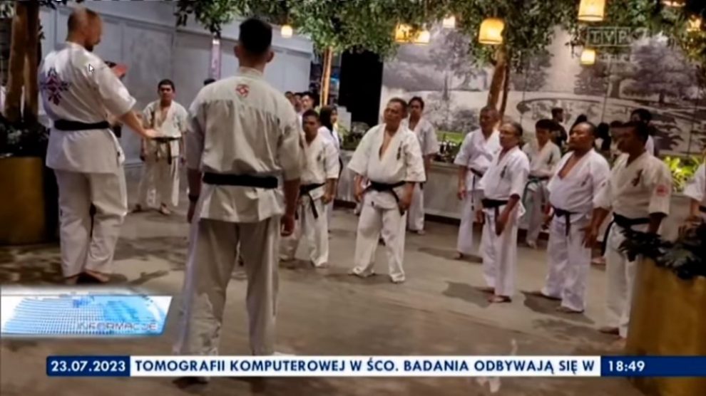 Acara Seminar ASBKI & I.B.U Kyodokyokushin Diliput Oleh Salah Satu TV Polandia